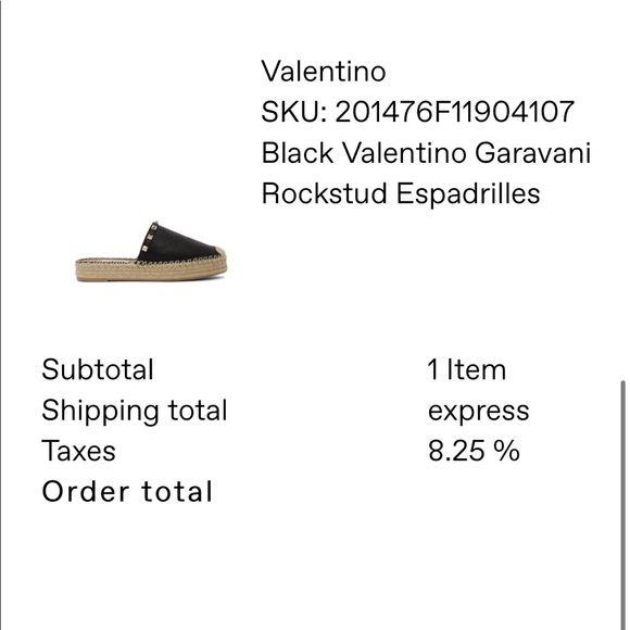 VALENTINO ROCKSTUD ESPADRILLE MULES - Picture 8 of 9